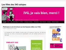 Tablet Screenshot of blog.jevaisbienmerci.net